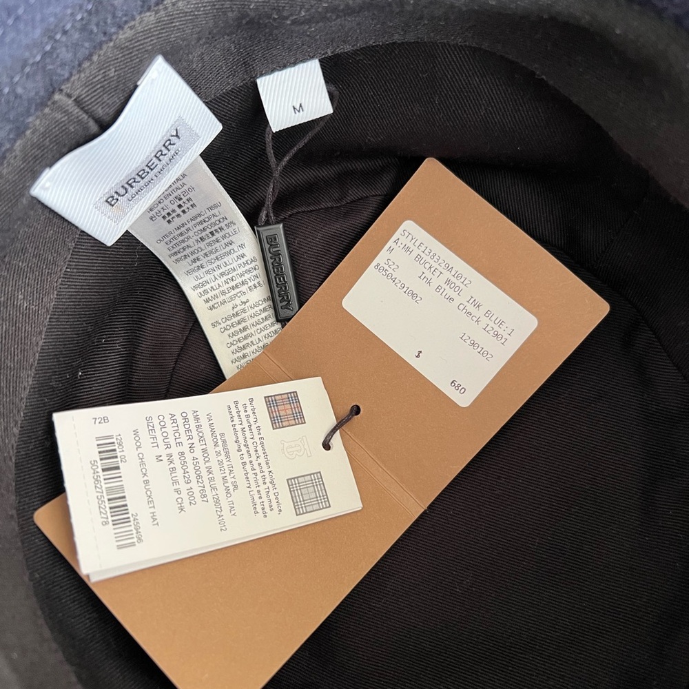 Burberry Wool / Cashmere Bucket Hat - Picture 7 of 10
